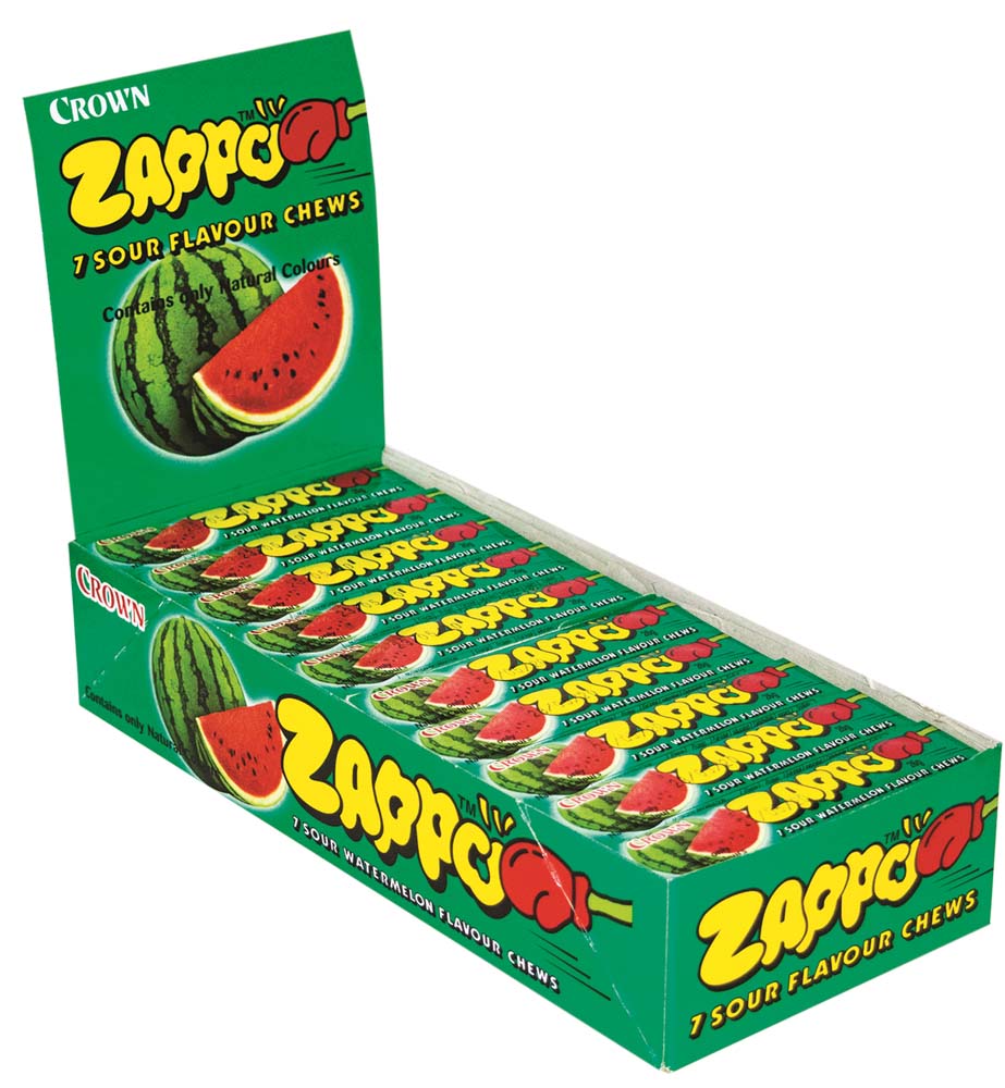 Zappo Watermelon Chews Candy Bar Sydney